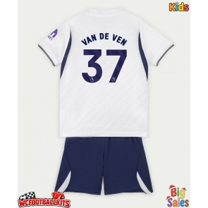 Tottenham Hotspur Micky van de Ven #37 Replica Home Stadium Kit for Kids 2026-27 Short Sleeve (+ pants)